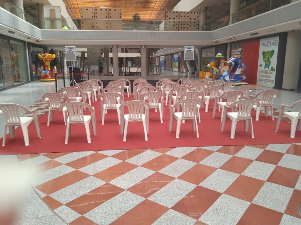 sillas de frente preparación