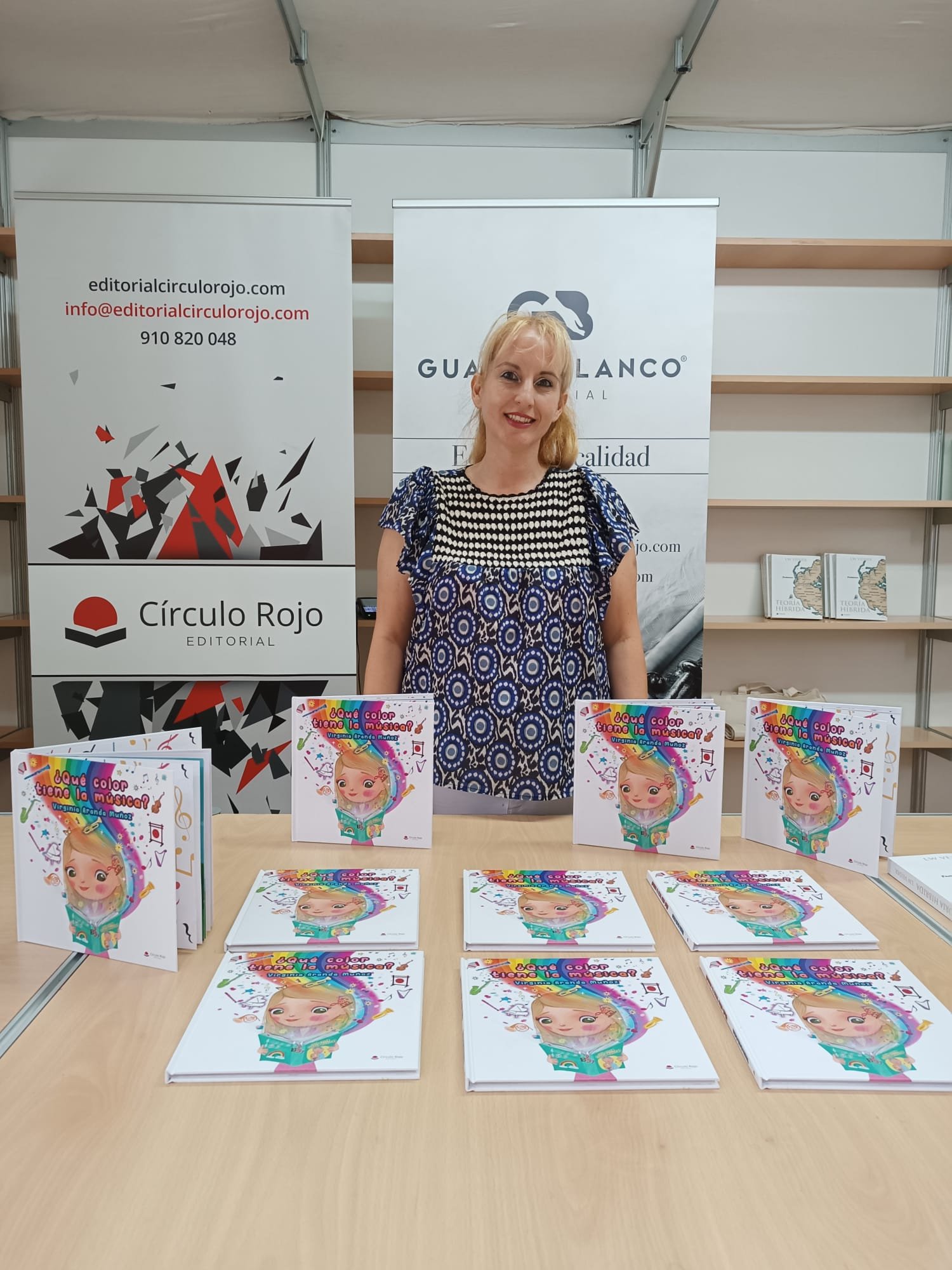 Virginia en la Feria del Libro de Murcia