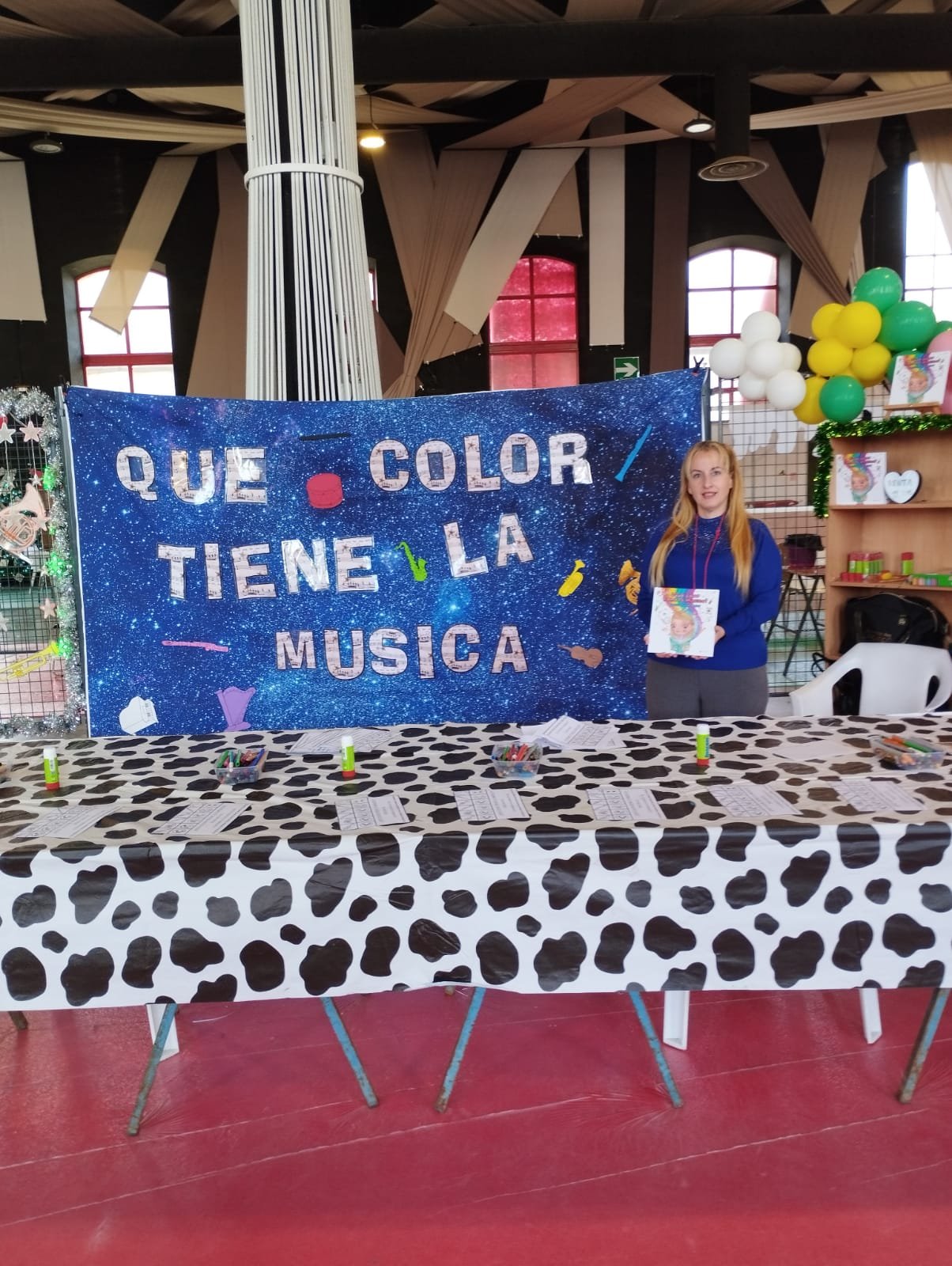 Virginia en stand montado y decorado