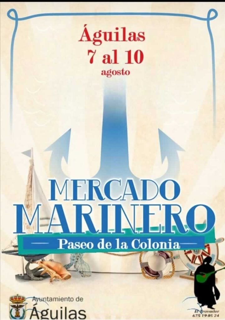 cartel mercado marinero Aguilas